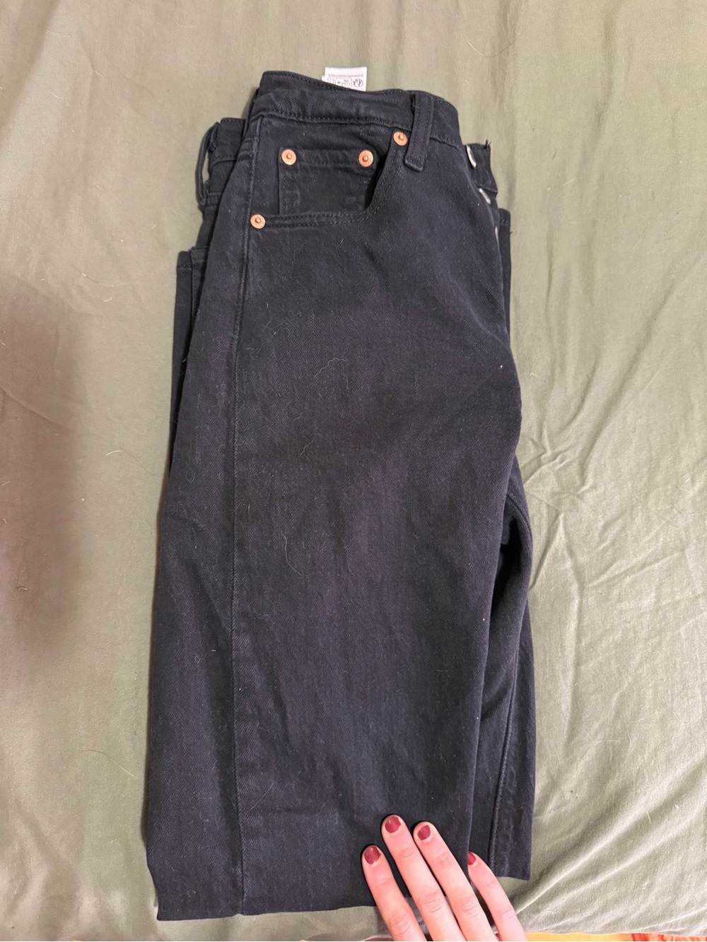 Levi’s Classic Black High-Rise Jeans